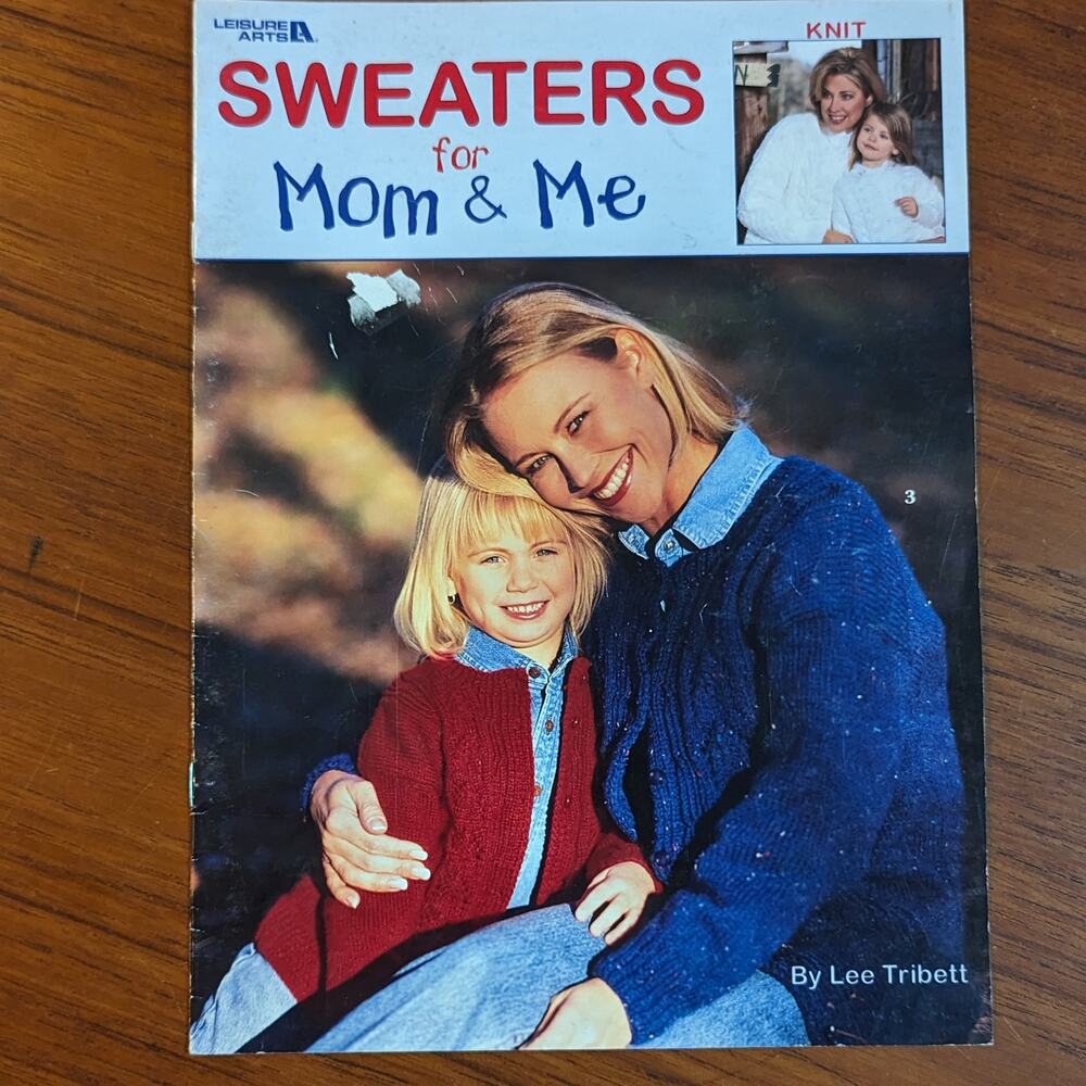 Sweaters for Mom & Me Knit Pattern Book